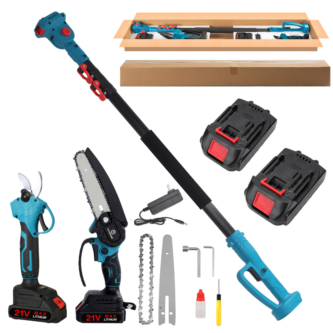 Agram Tools teleskopski aku set: pila i škare za grane - 240cm