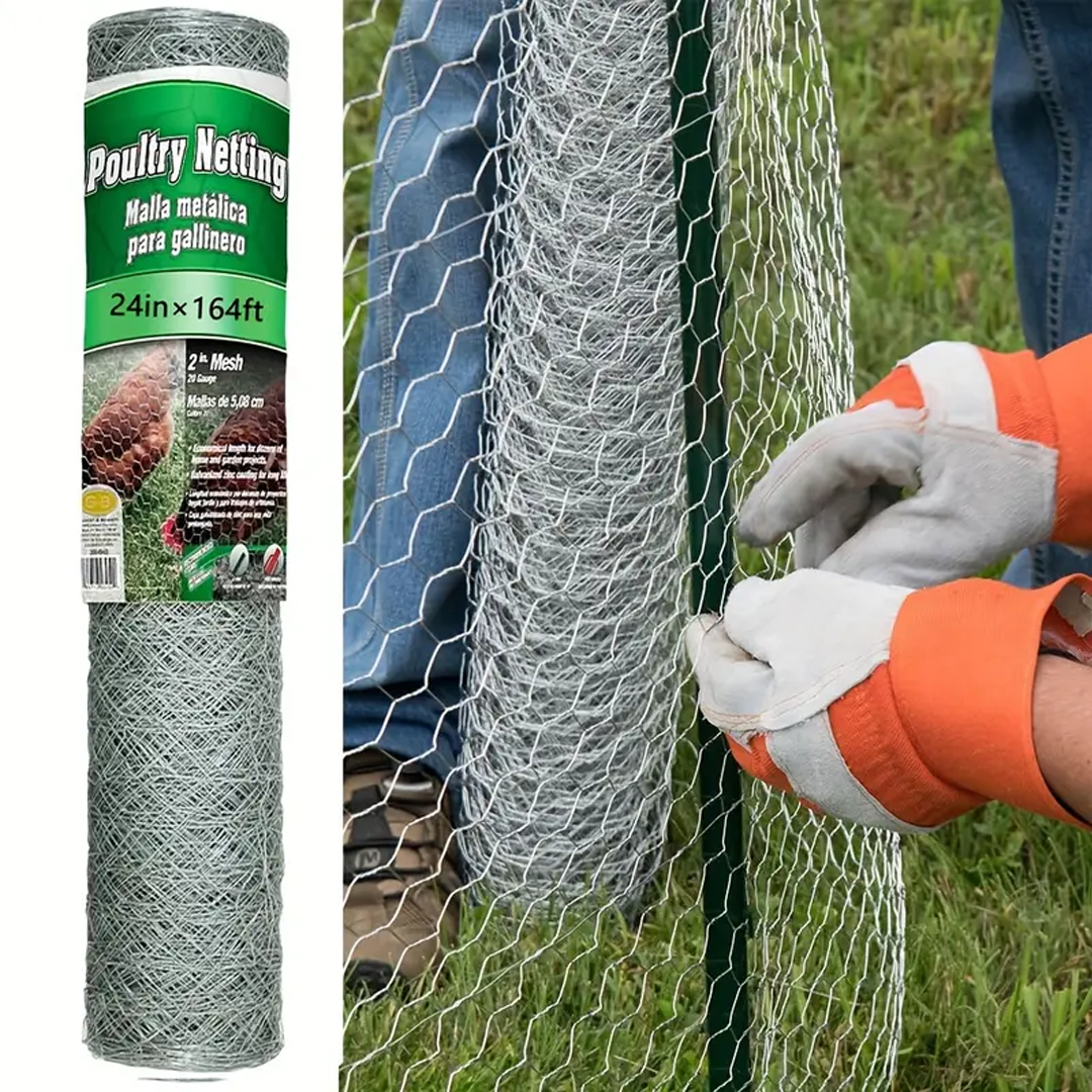 Fleksibilna mrežasta ograda za kokošinjac – 25 m duljine