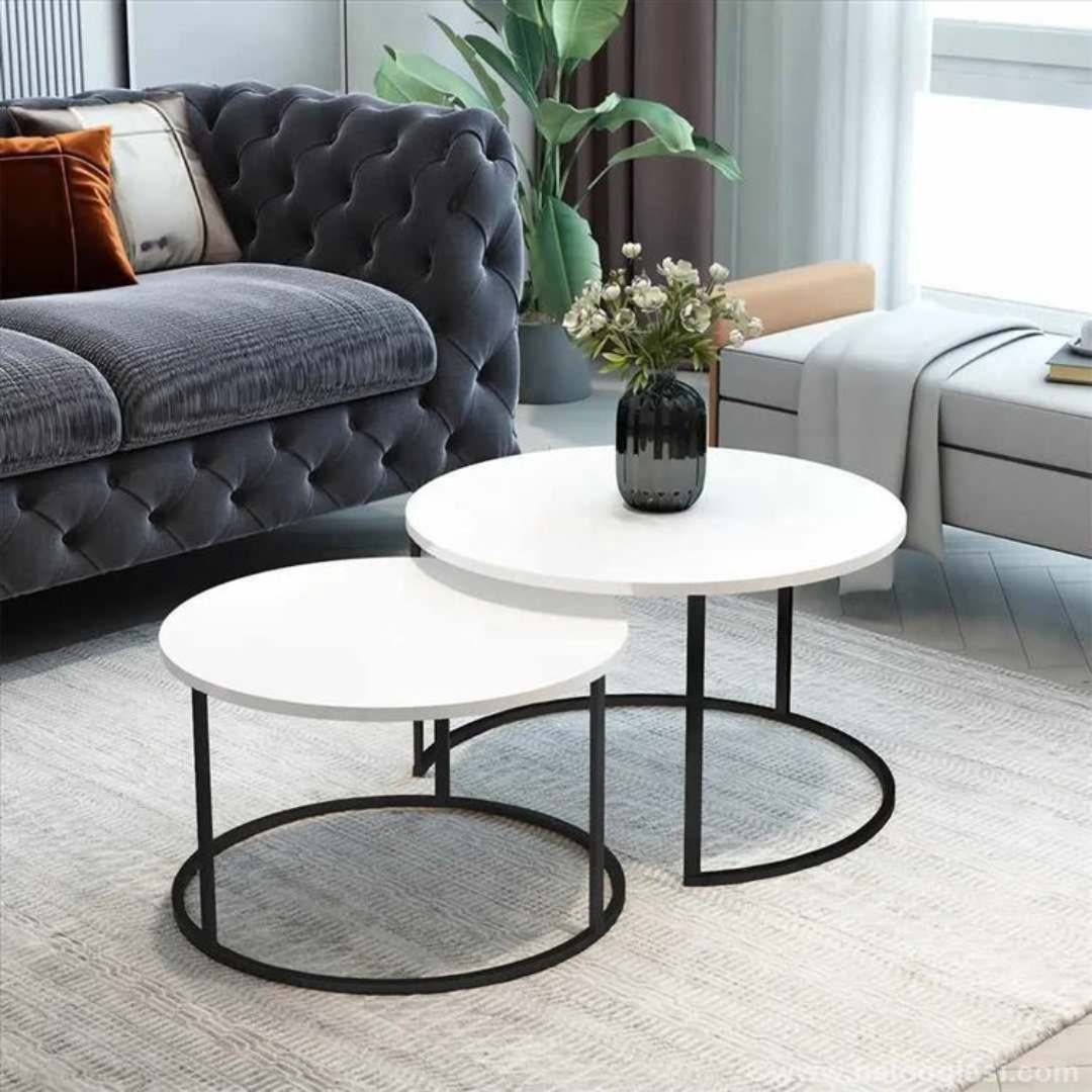 Set modernih stoliÄa za kavu â bijela boja