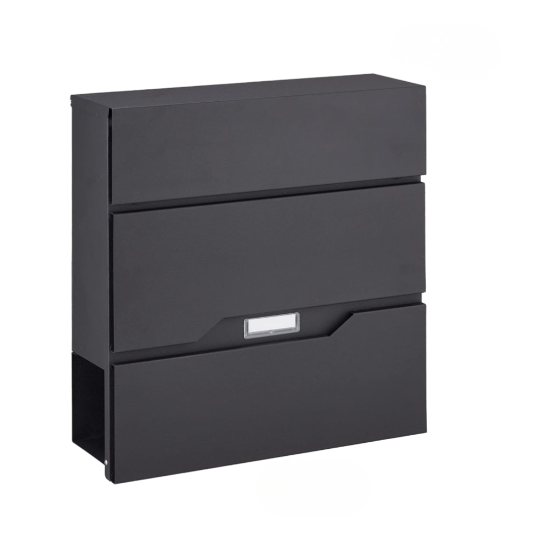 Poštanski sandučić – antracit s utorom za novine