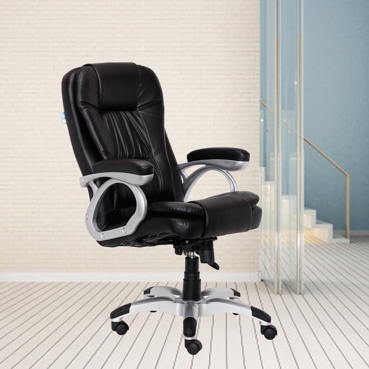 Uredski set – Električni radni stol s podešavanjem visine + ergonomska uredska stolica