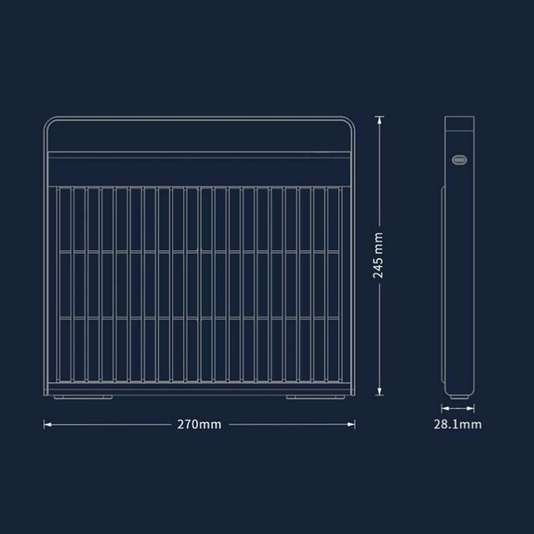 Premium UV lampa protiv komaraca – punjiva, tiha i prijenosna