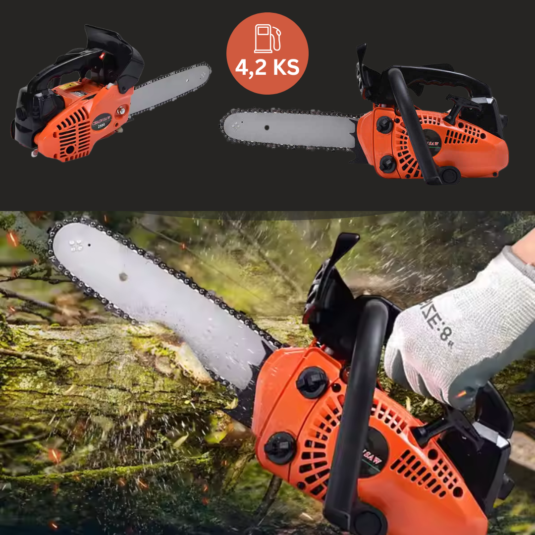 Mini motorna pila 4,2 KS s gratis zaštitnim naočalama i rukavicama – Kompaktna snaga u vašim rukama