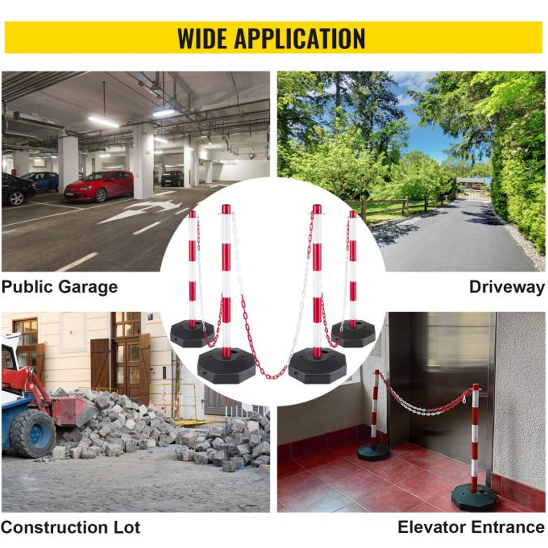 Set stupića sa lancem duljine 10m