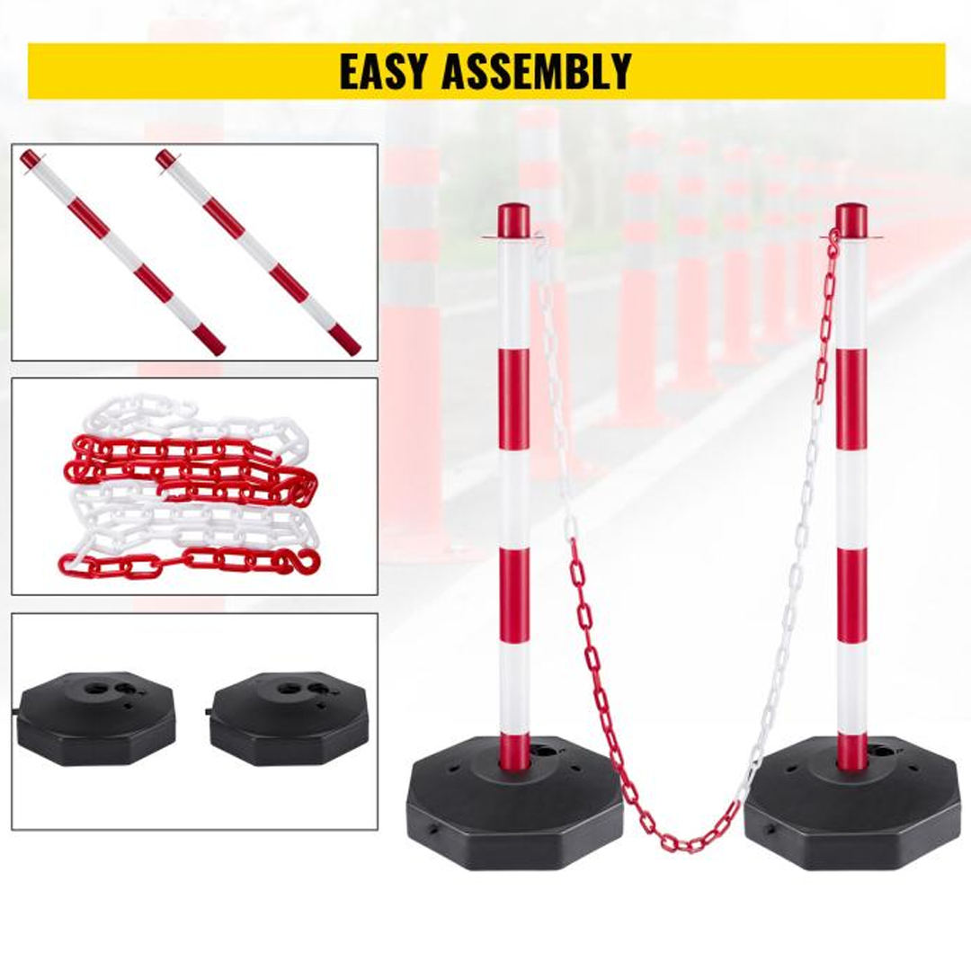 Set stupića sa lancem duljine 10m