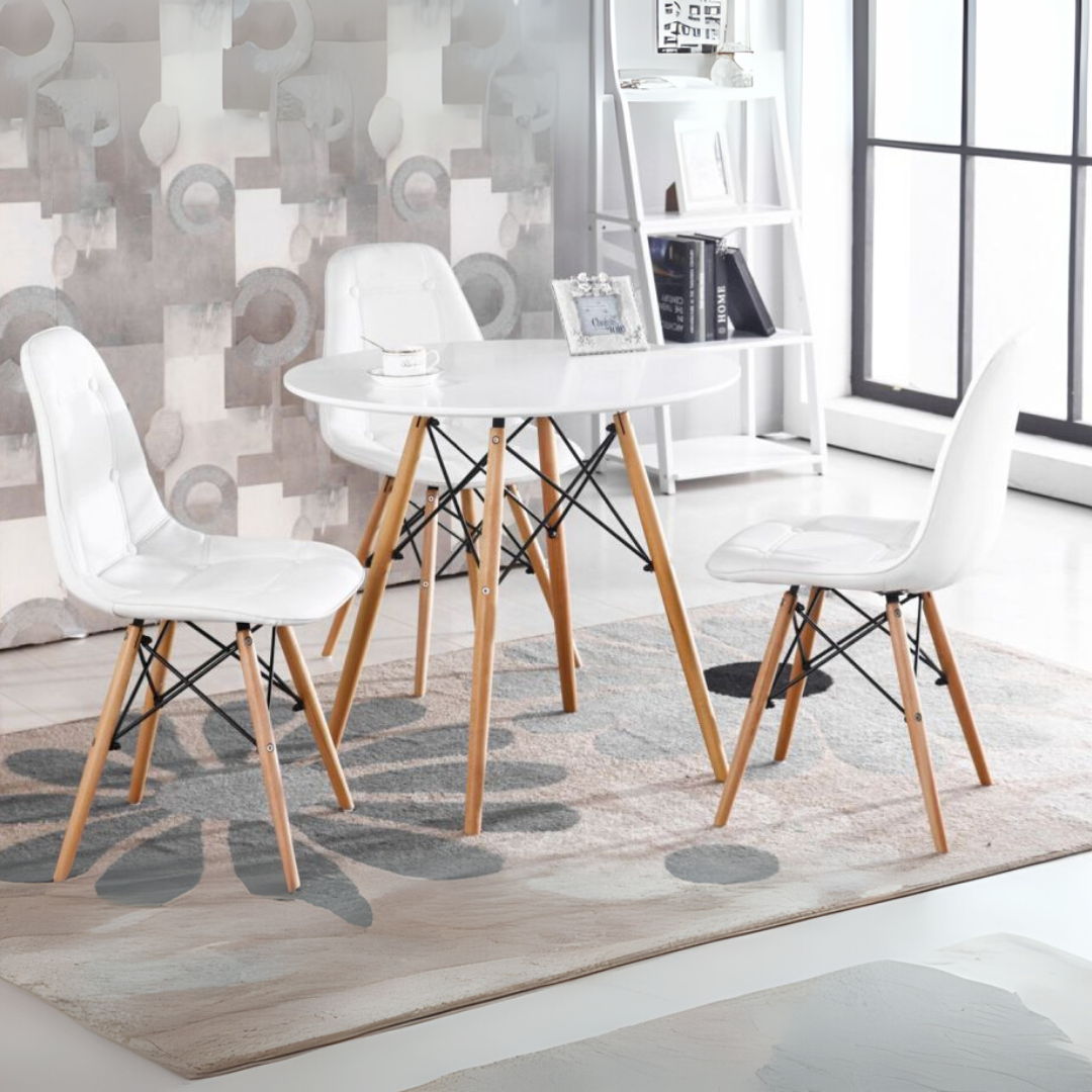 Stol Torino – Okrugli 80 cm (Bijela ili Crna)