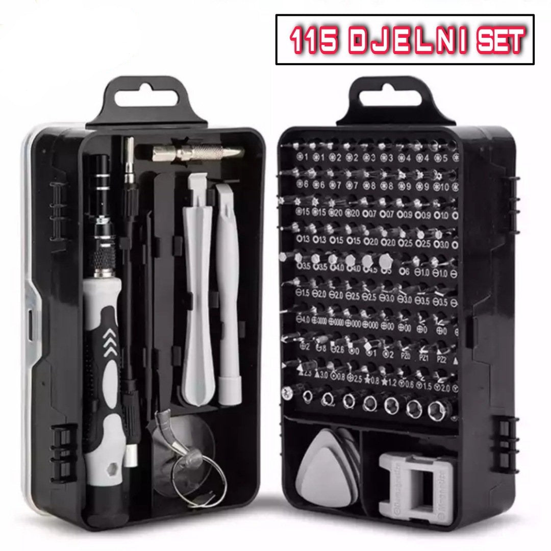 115 u 1 set odvijača i bitova