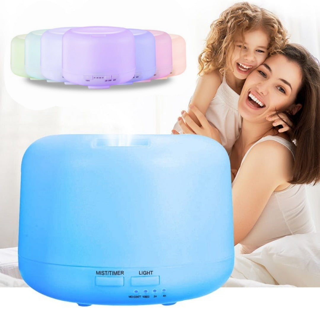 4 U 1 Ovlaživač zraka, lampa, mirisni difuser i aromaterapija 500 ML