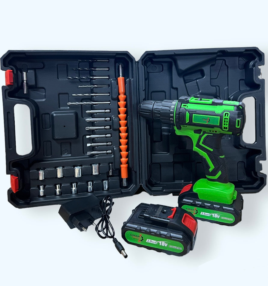 Orginal Agram Tools® aku bušilica sa bitovima