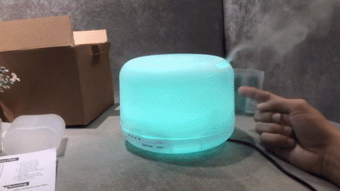 4 U 1 Ovlaživač zraka, lampa, mirisni difuser i aromaterapija 500 ML