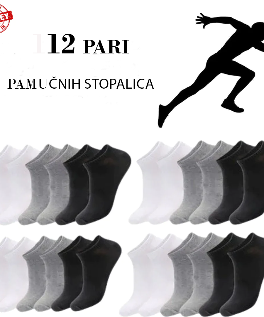 Čarape stopalice 12 pari