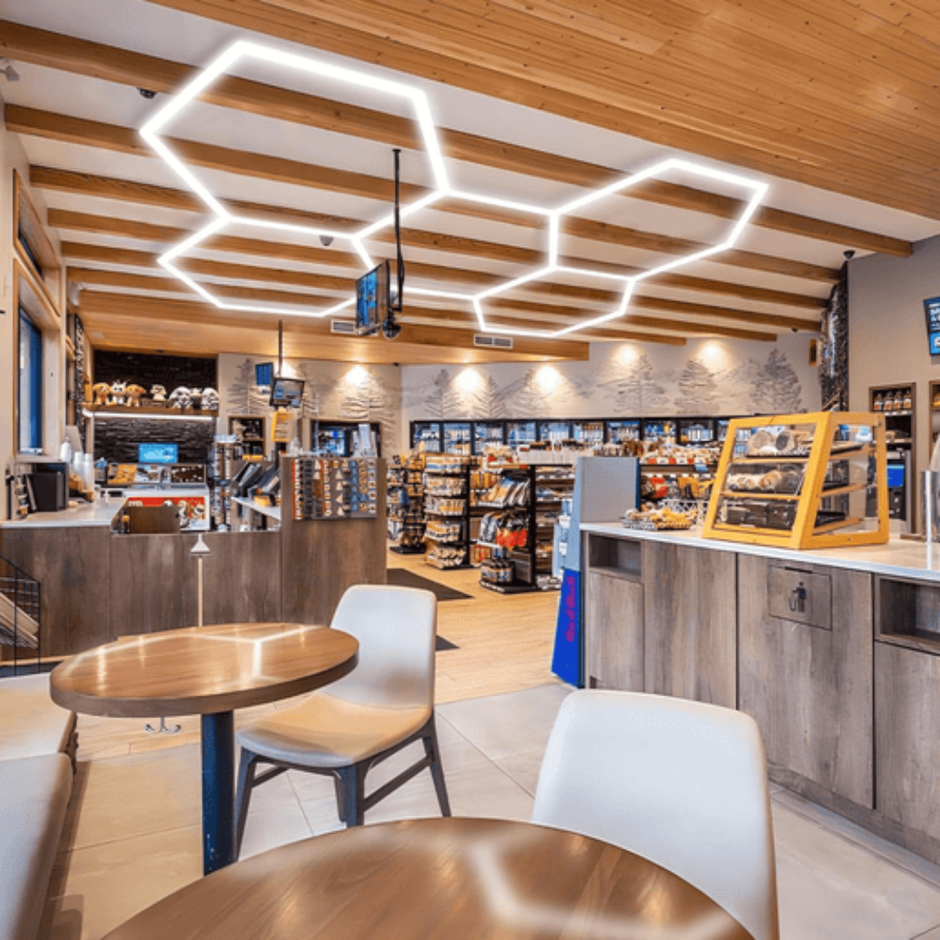 Hexagon LED rasvjeta – set od 10 elemenata