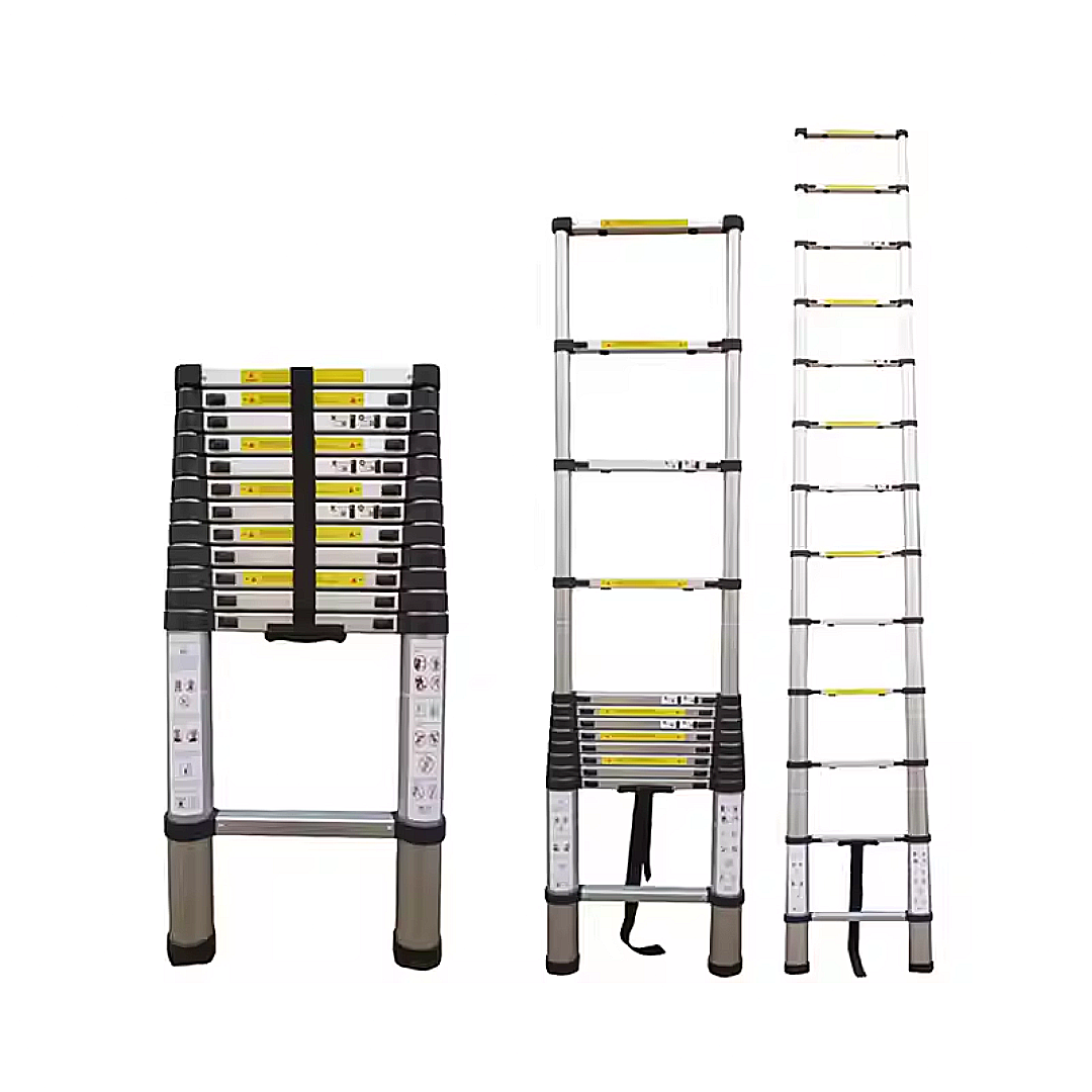 Sklopive teleskopske aluminijske ljestve - 3,8m