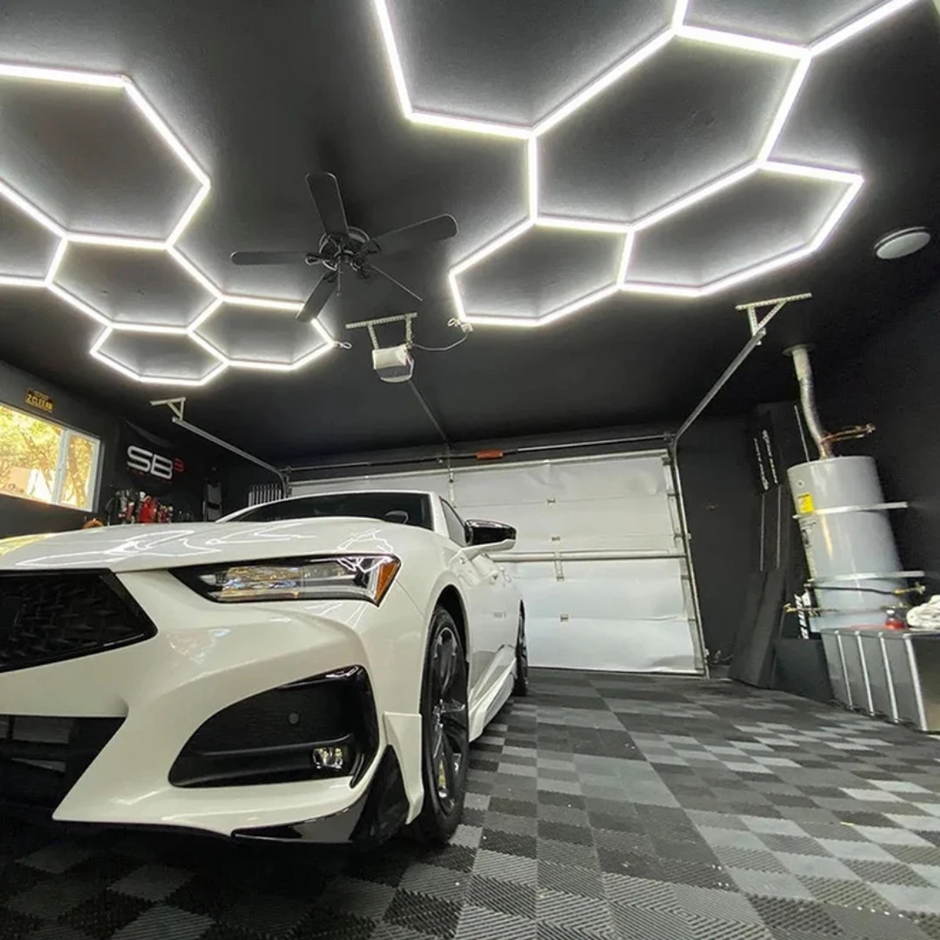 Hexagon LED rasvjeta za garaže i radionice (122x244 cm)