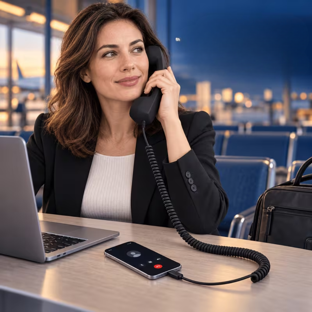 Retro telefonska slušalica za mobitel – USB-C