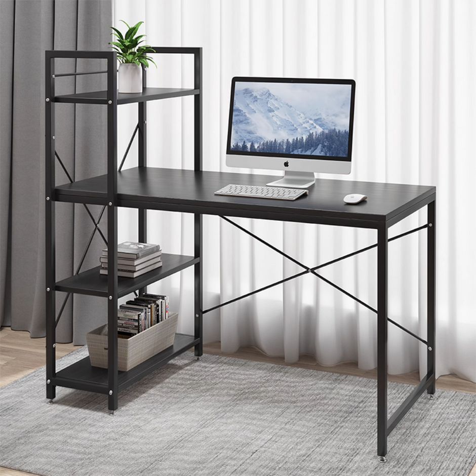 Radni stol s policama – 120 × 60 × 120 cm
