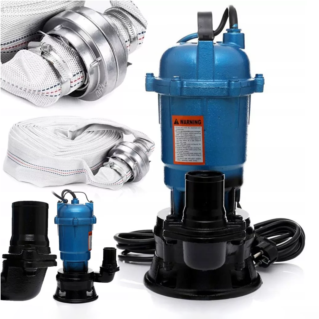 Potopna muljna pumpa/hidrofon za prljavu vodu s drobilicom i plovkom – 1250W