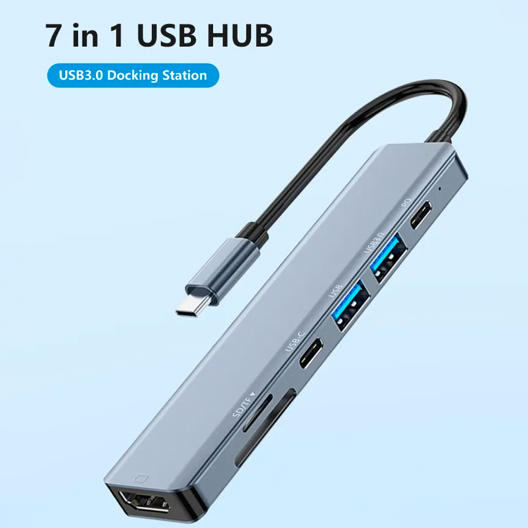 Multifunkcionalni 7-u-1 USB Hub