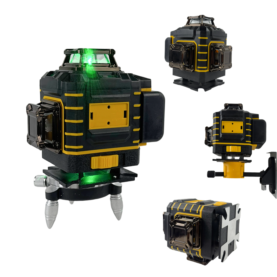 Profesionalni laserski nivelir 4D – 16 linija 360° (zeleni laser)
