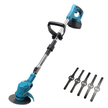 Aku set 4u1 – škare, puhač, trimer i pila sa 2 baterije