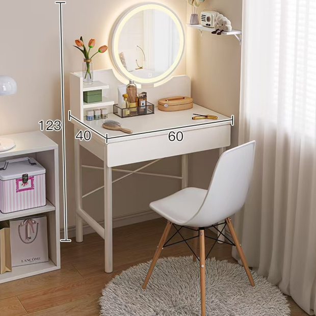 Toaletni stolić s ogledalom i ladicom