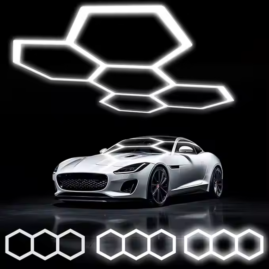 Hexagon LED rasvjeta za garaže i radionice (122x244 cm)