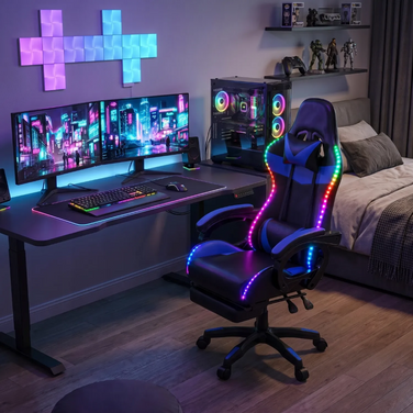 Gaming stolica s LED RGB osvjetljenjem