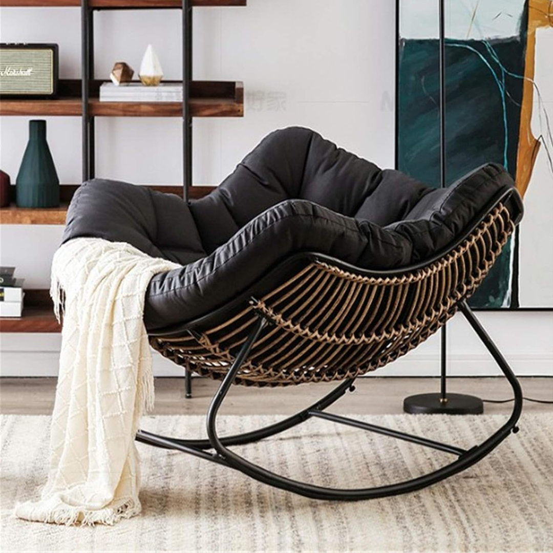 XXL Nordijska fotelja za ljuljanje