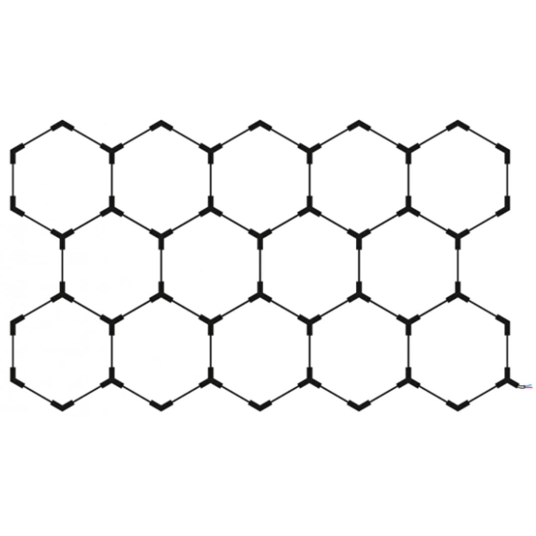 Hexagon LED rasvjeta - set od 14 elemenata