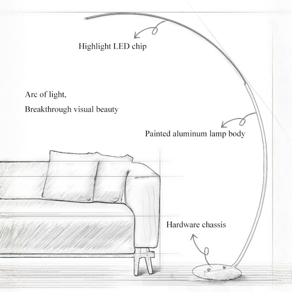 Nordijska podna lampa