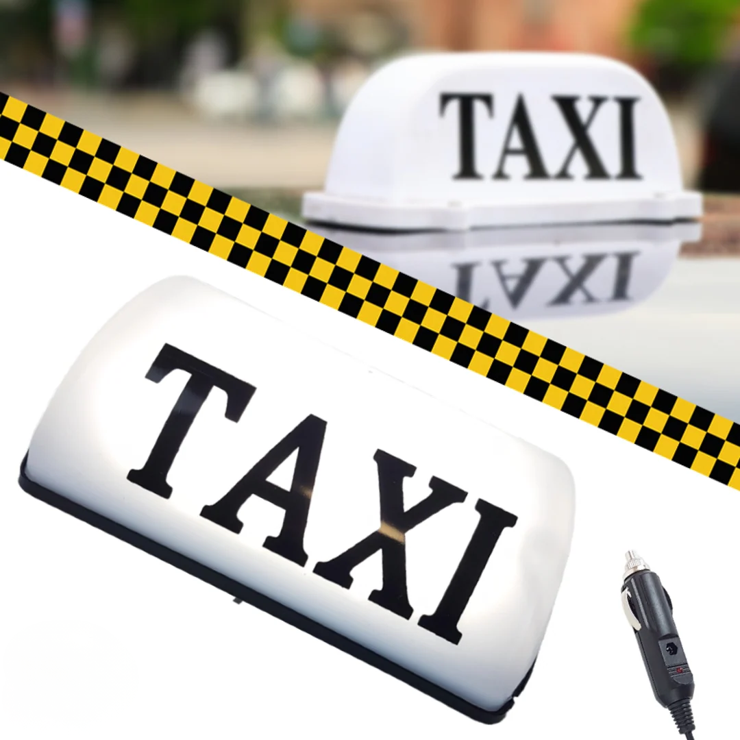 Krovna TAXI LED tabla s magnetom i priključkom za upaljač