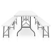 Sklopivi pivski set 180 cm – stol i 2 klupe