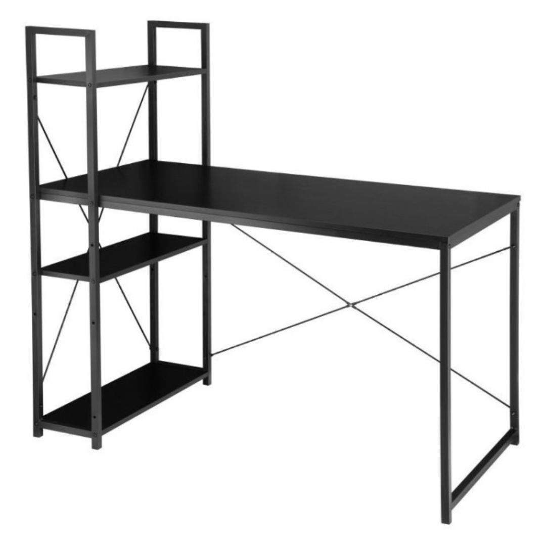 Radni stol s policama – 120 × 60 × 120 cm