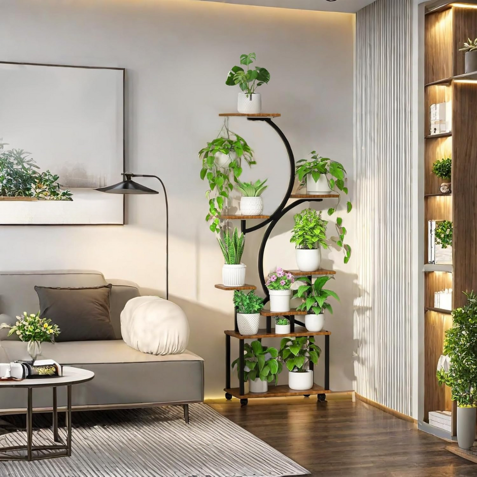 Stalak s 8 Polica – Metalni Unutarnji/Vanjski Stalak