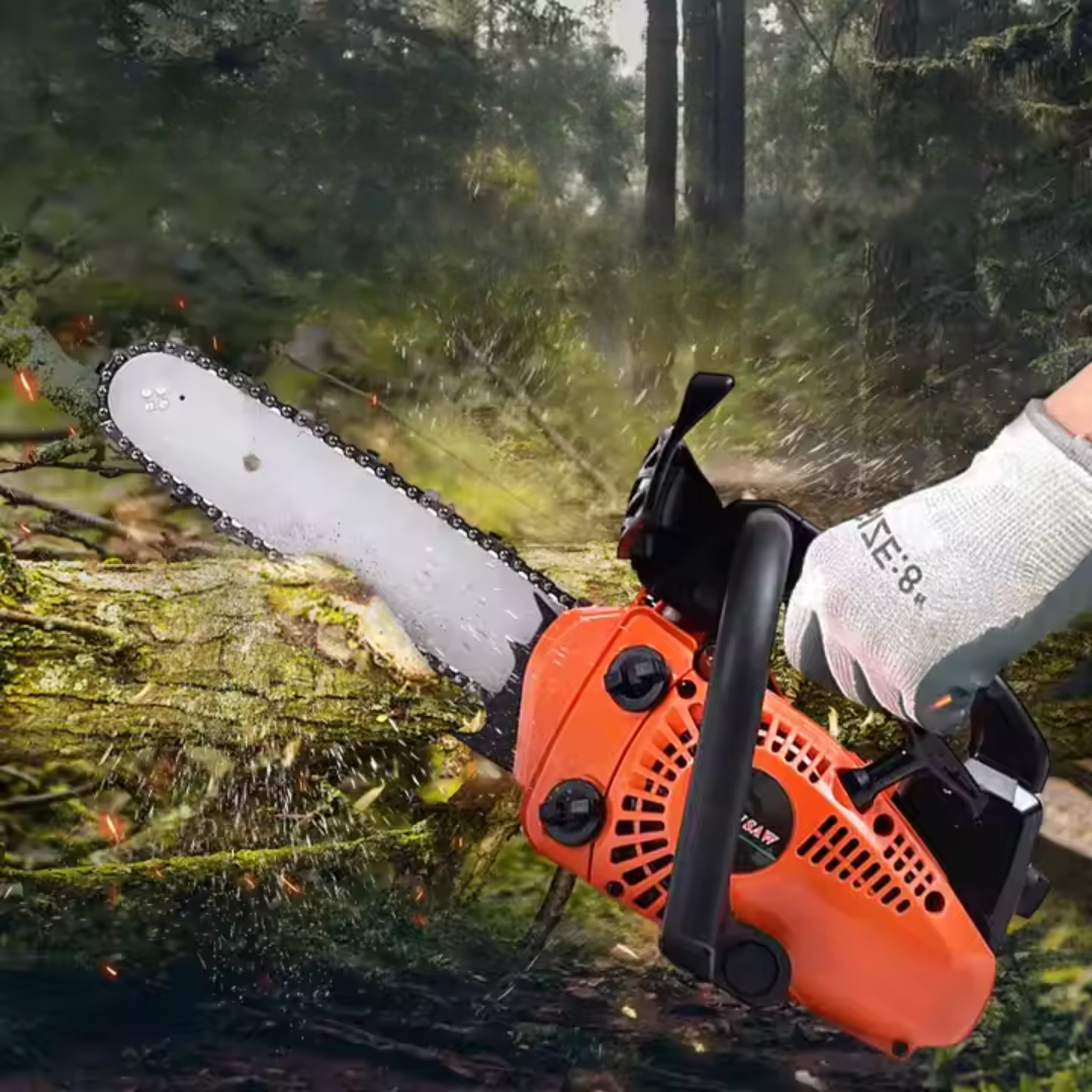 Mini motorna pila 4,2 KS s gratis zaštitnim naočalama i rukavicama – Kompaktna snaga u vašim rukama