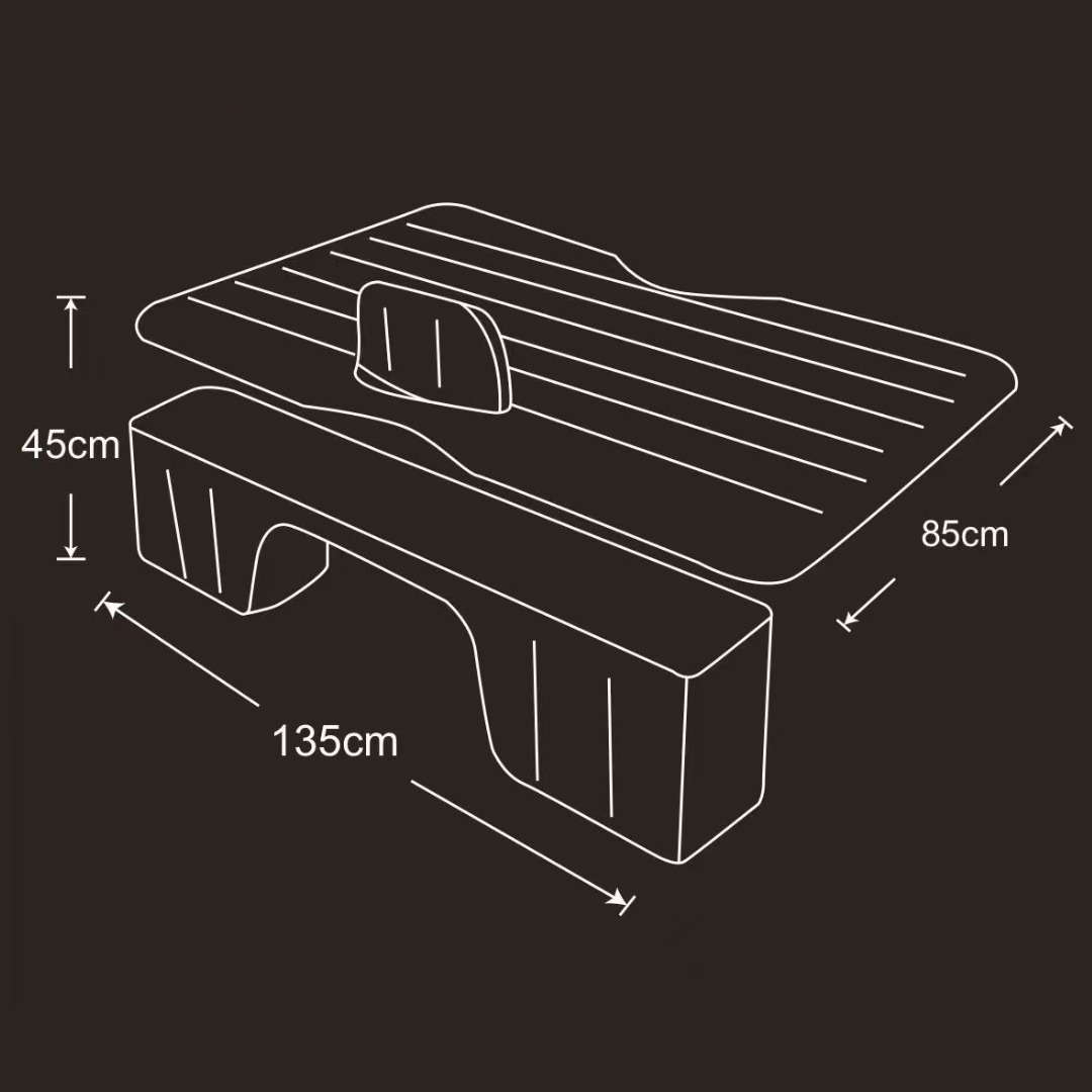 Premium madrac za stražnje sjedalo s pumpom
