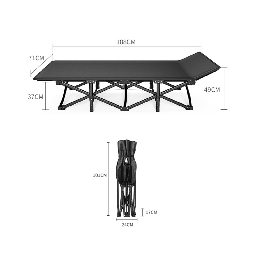 Sklopivi kamp krevet s madracem