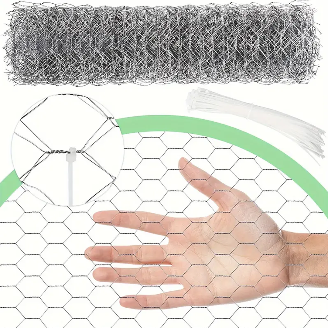 Fleksibilna mrežasta ograda za kokošinjac – 25 m duljine