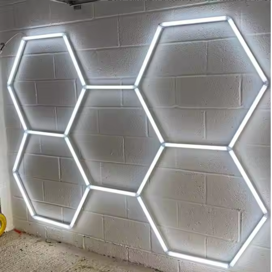Hexagon LED rasvjeta za garaže i radionice (122x244 cm)