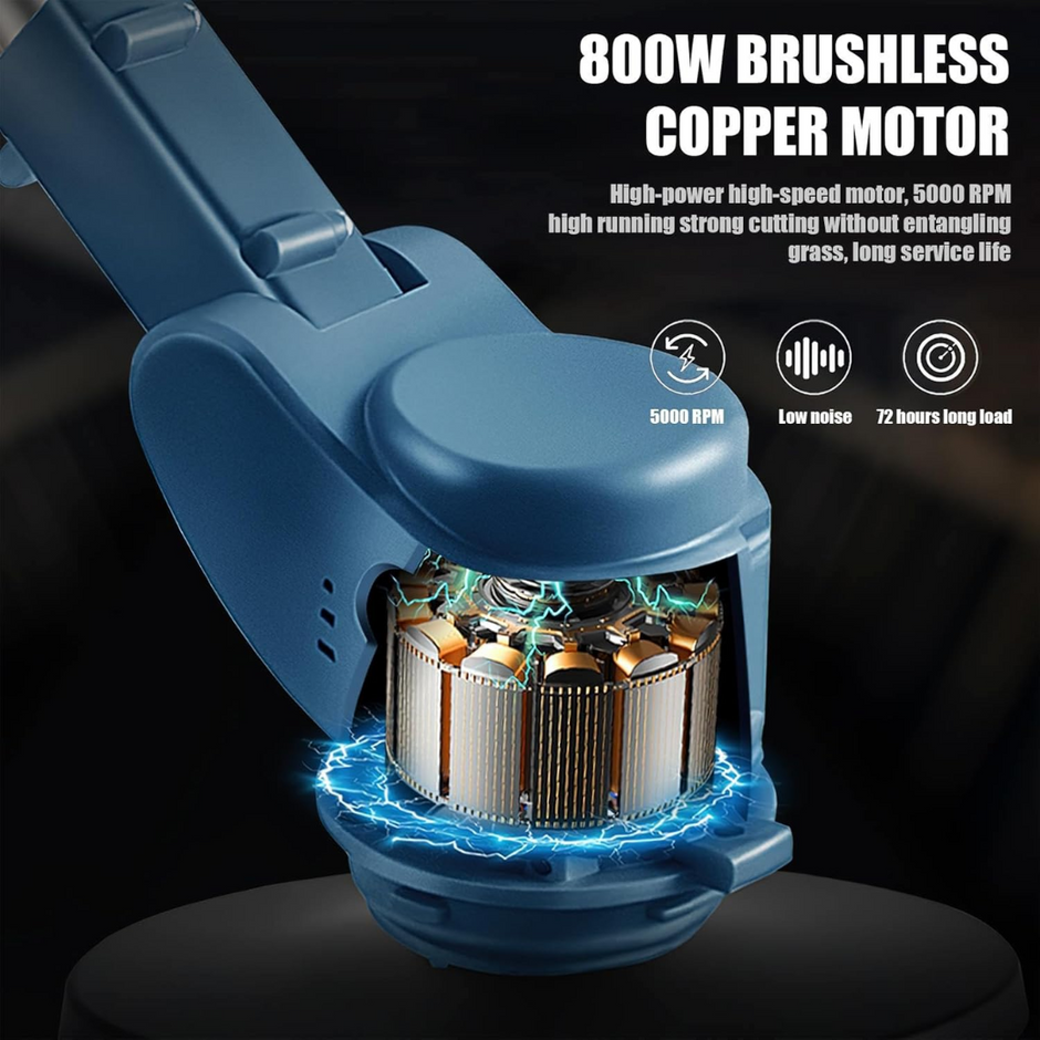 Akumulatorska četka za čišćenje s više nastavaka - 2 baterije