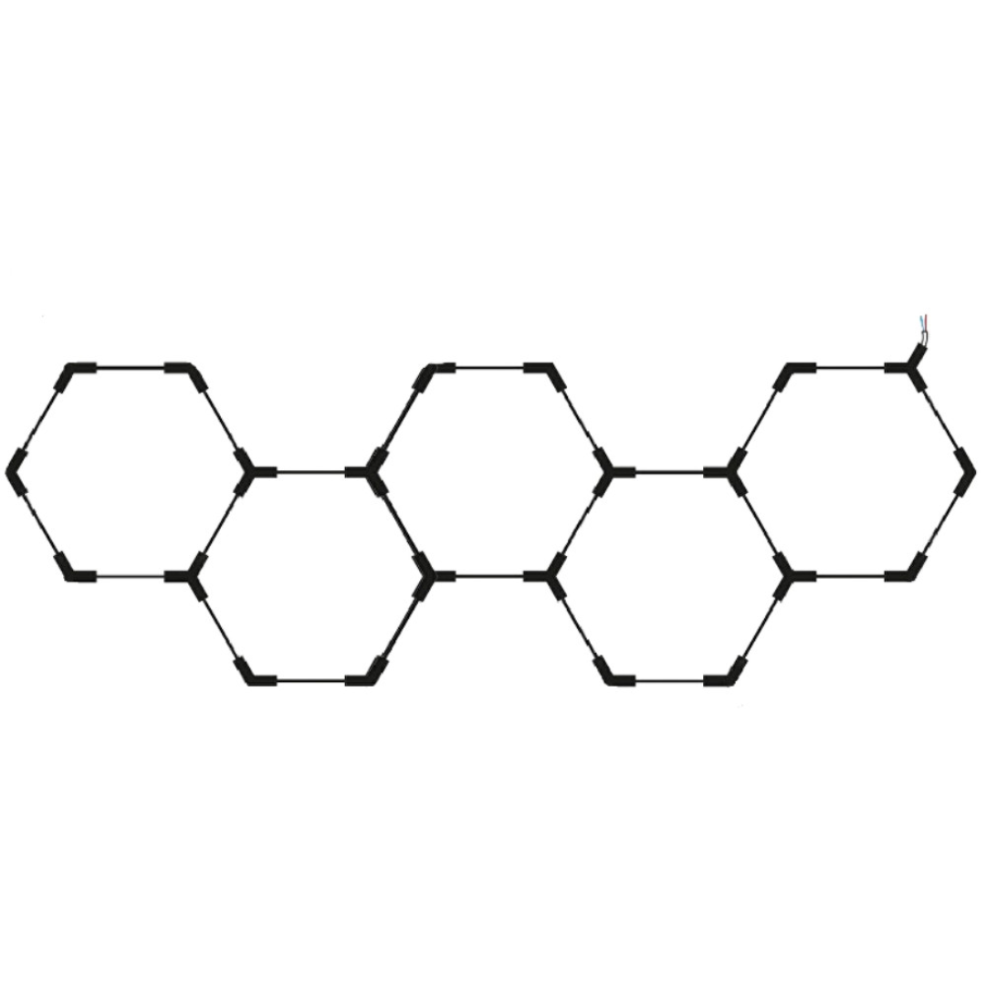 Hexagon LED rasvjeta – set od 10 elemenata