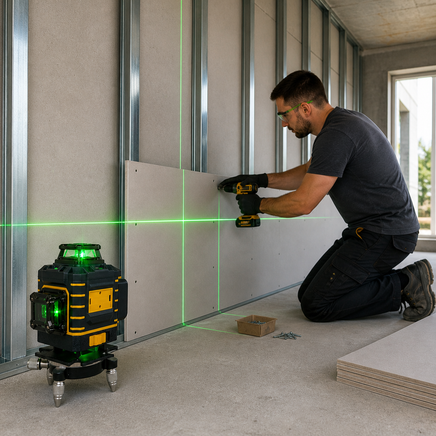 Profesionalni laserski nivelir 4D – 16 linija 360° (zeleni laser)