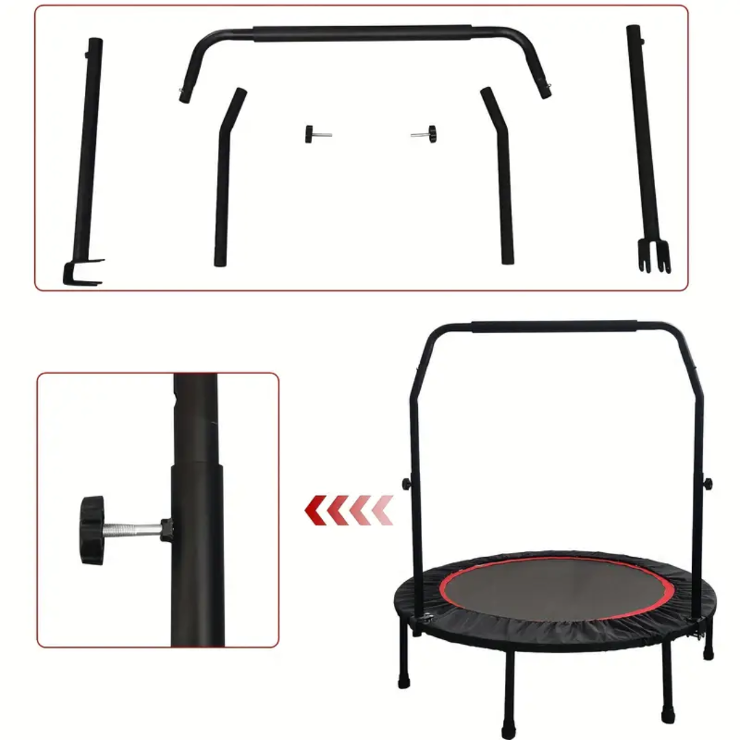 Trampolin za vježbanje s rukohvatom – 120 cm