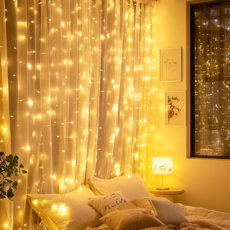 Premium Božićna LED Zavjesa – 3 × 2 m