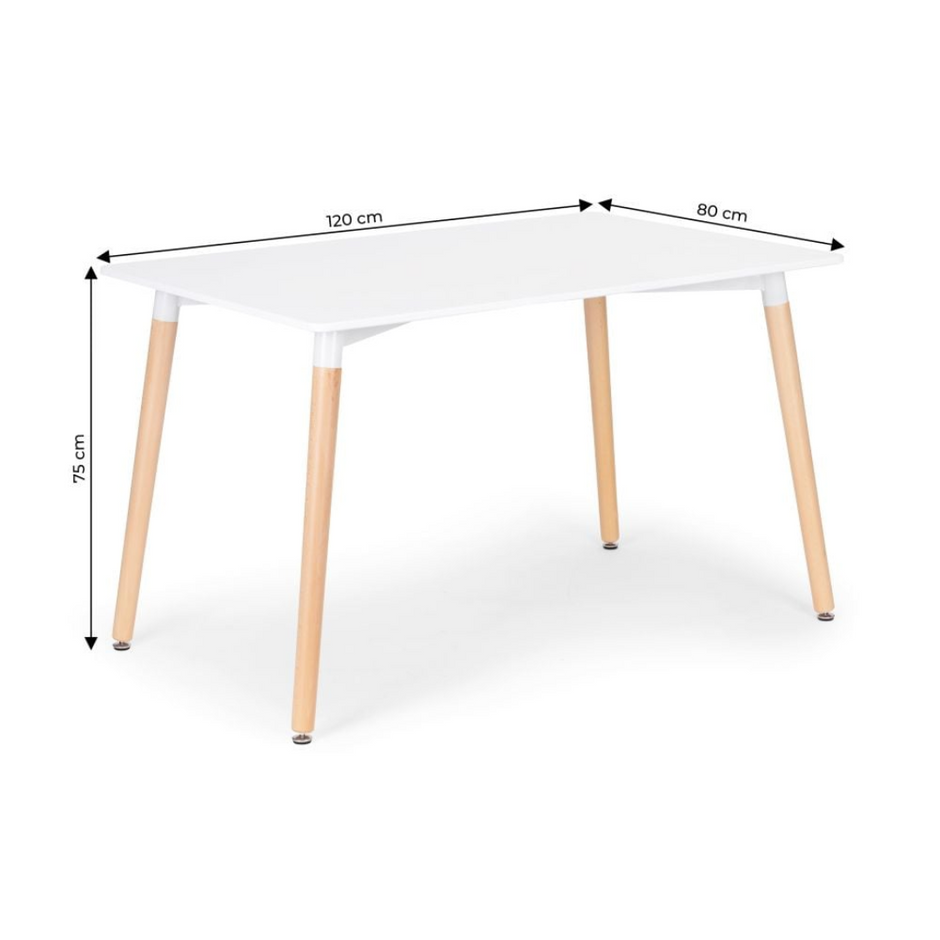 Blagovaonski set – Stol Milano + 4 stolice Viva Home