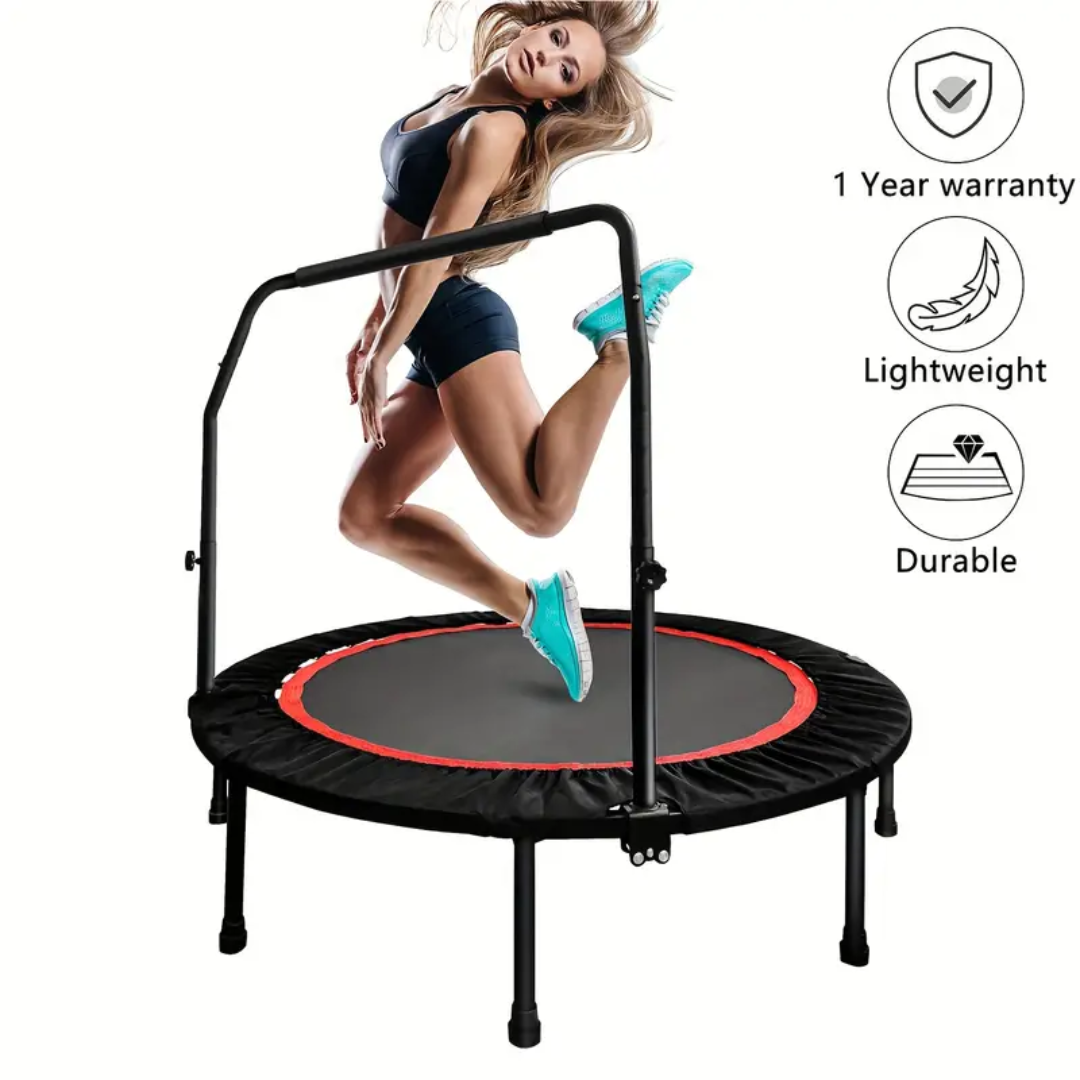 Trampolin za vježbanje s rukohvatom – 120 cm