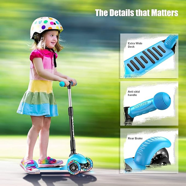 Dječji romobil s LED svjetlima