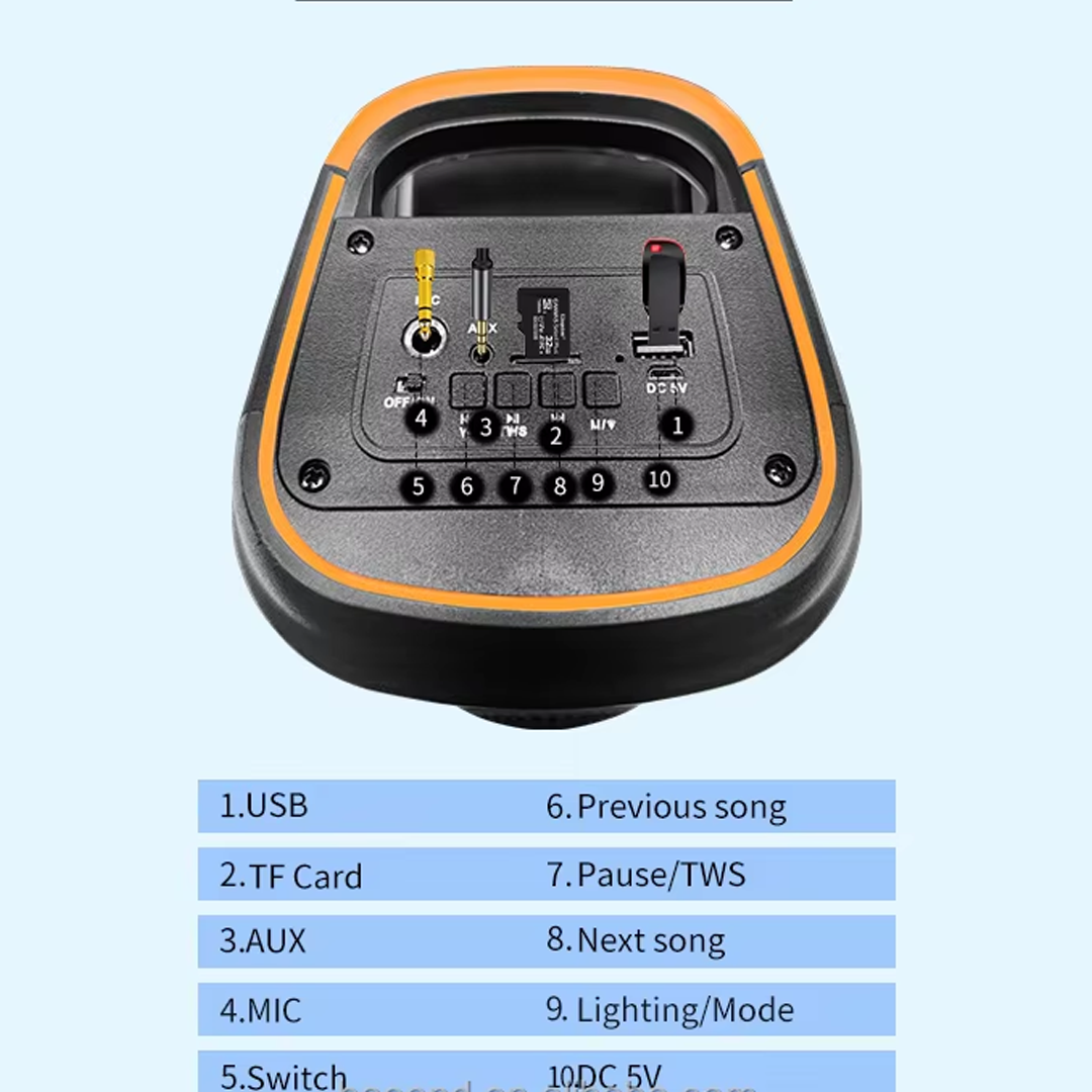 ABS-2403 prijenosni Bluetooth zvučnik