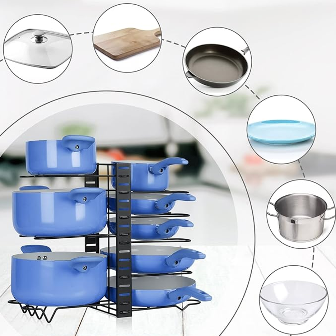 Stalak za lonce i poklopce