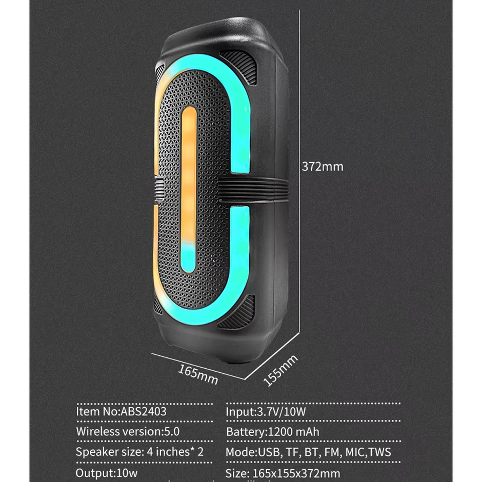 ABS-2403 prijenosni Bluetooth zvučnik